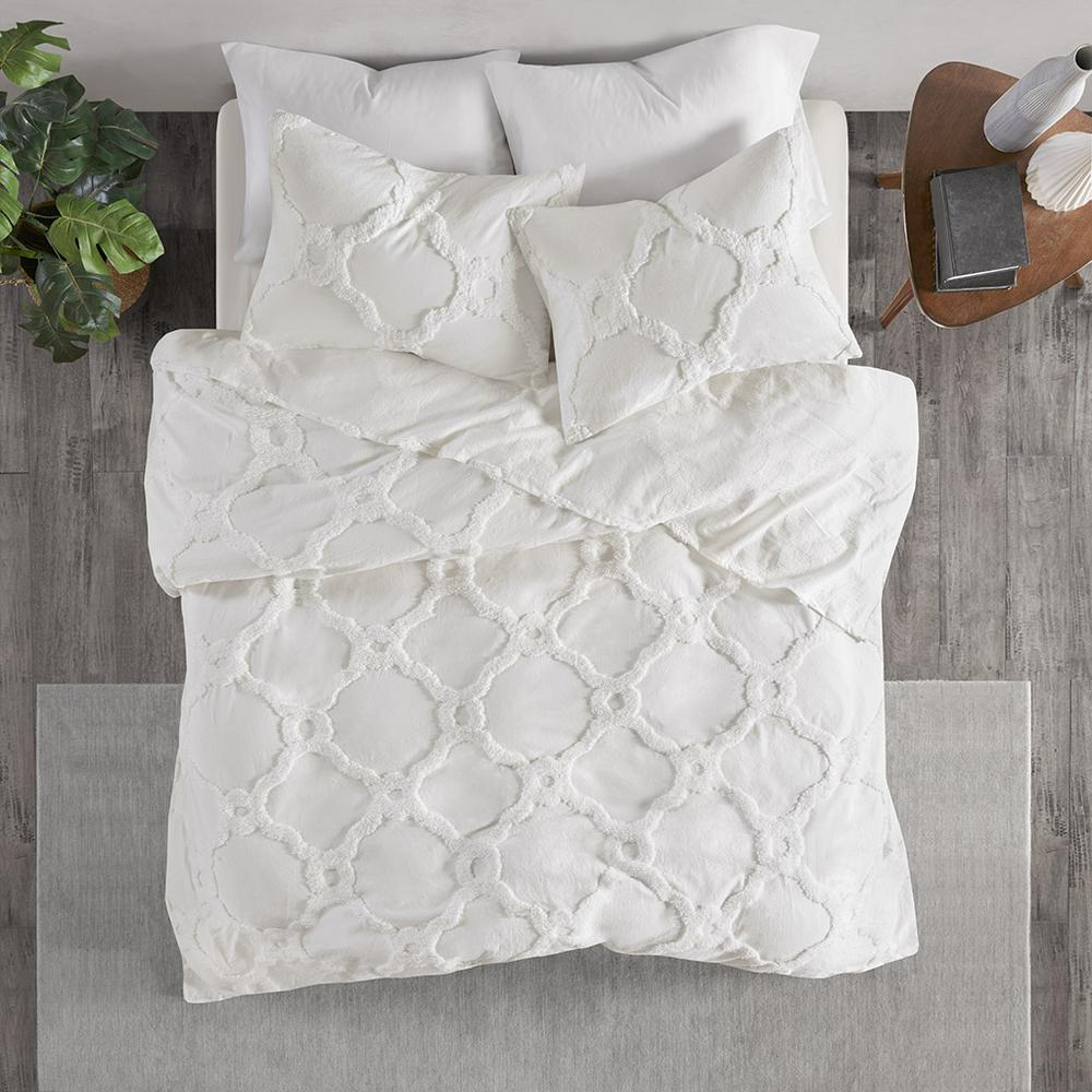 100% Cotton Tufted Chenille Coverlet Set