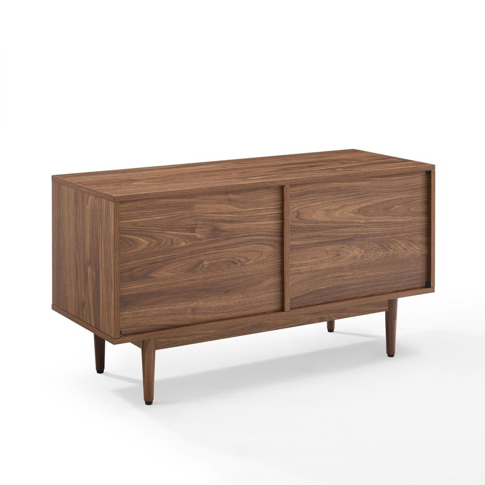 Liam Medium Record Storage Console Cabinet Walnut