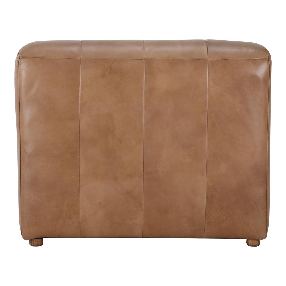 Ramsay Leather Armless Chair Tan