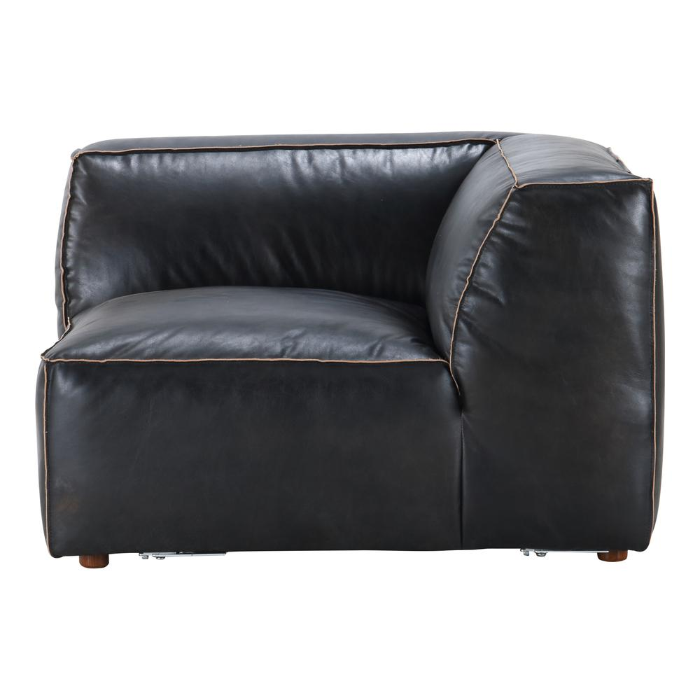 Luxe Corner Chair, Black