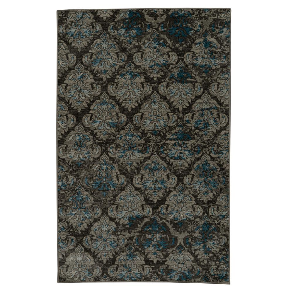 Vintage Clara Grey & Blue 5x7.6, Rug