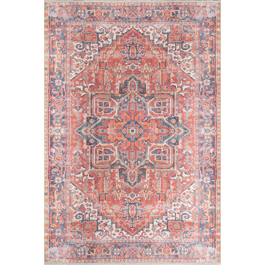 Chandler Area Rug, Red, 4' X 6'