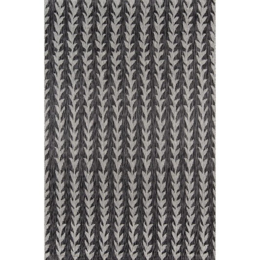 Villa Area Rug, Charcoal, 5'3" X 7'6"