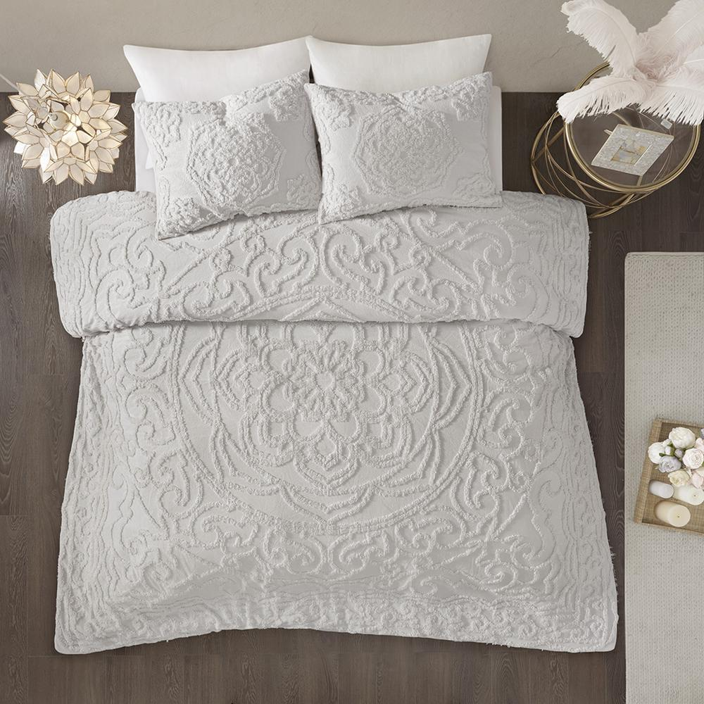 100% Cotton Tufted Duvet Cover Set,MP12-5982