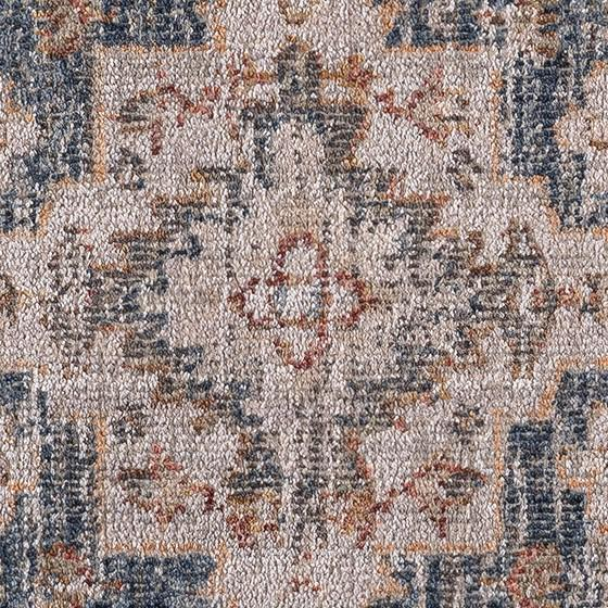 PES and Shrink PES Vintage Medallion Woven Area Rug - 5x7'