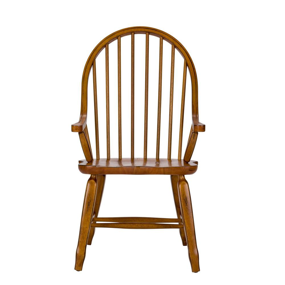 Bow Back Arm Chair - Oak