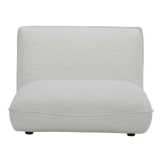 ZEPPELIN SLIPPER CHAIR SALT STONE WHITE