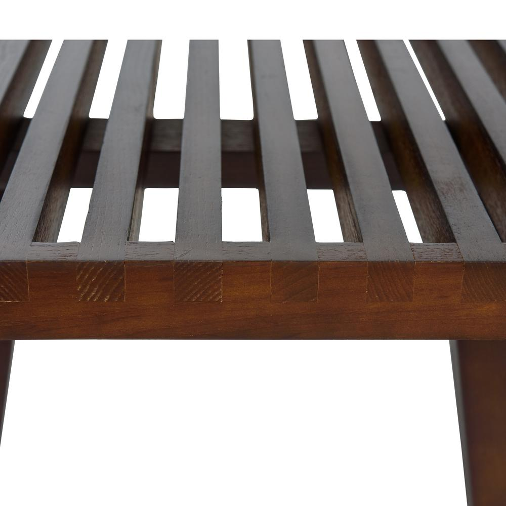 LeisureMod Mid-Century Inwood Platform Bench - 4 Feet