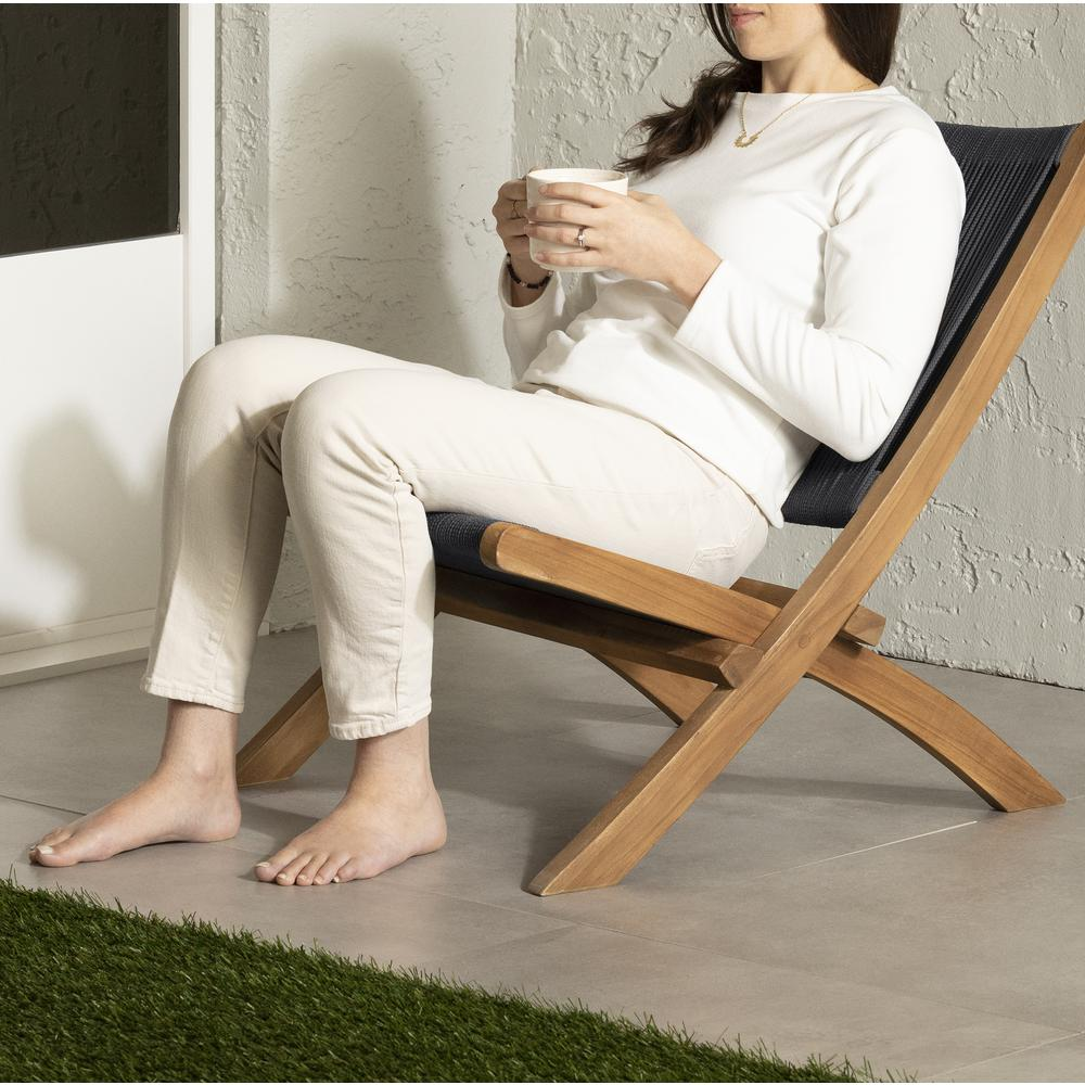 Agave Lounge Chair, Natural and Gray