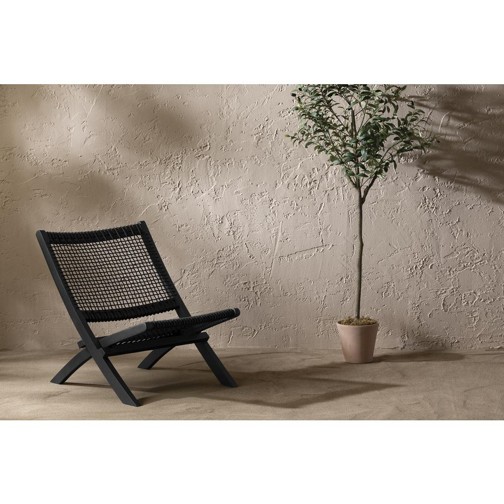 Agave Lounge Chair, Black