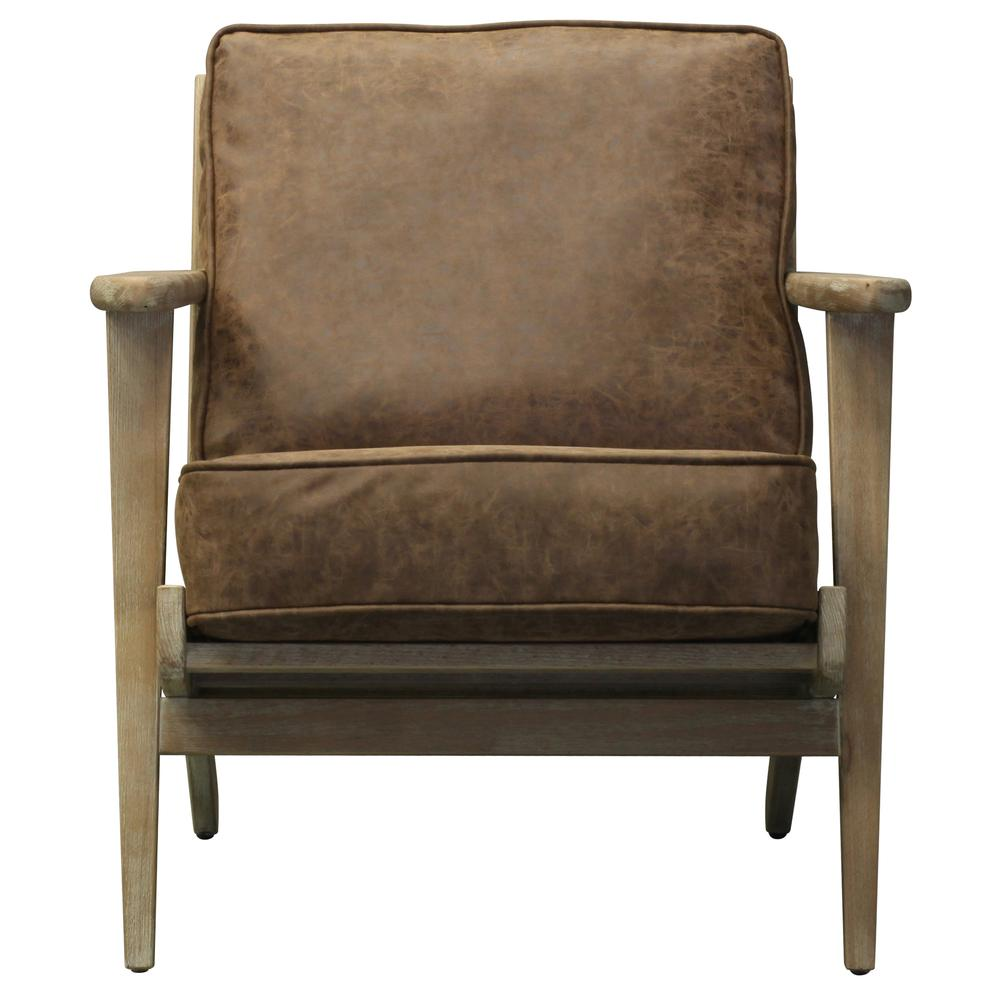 Albert PU Leather Accent Chair