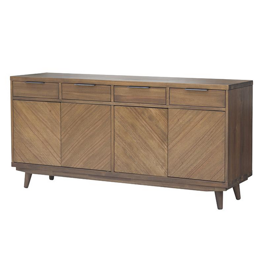 Piero Chevron Buffet 4 Drawers + 4 Doors