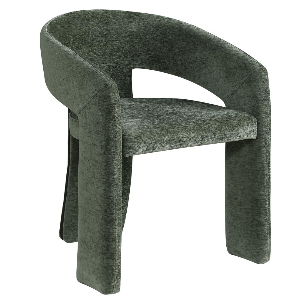 Cai Green Velvet Accent Chair