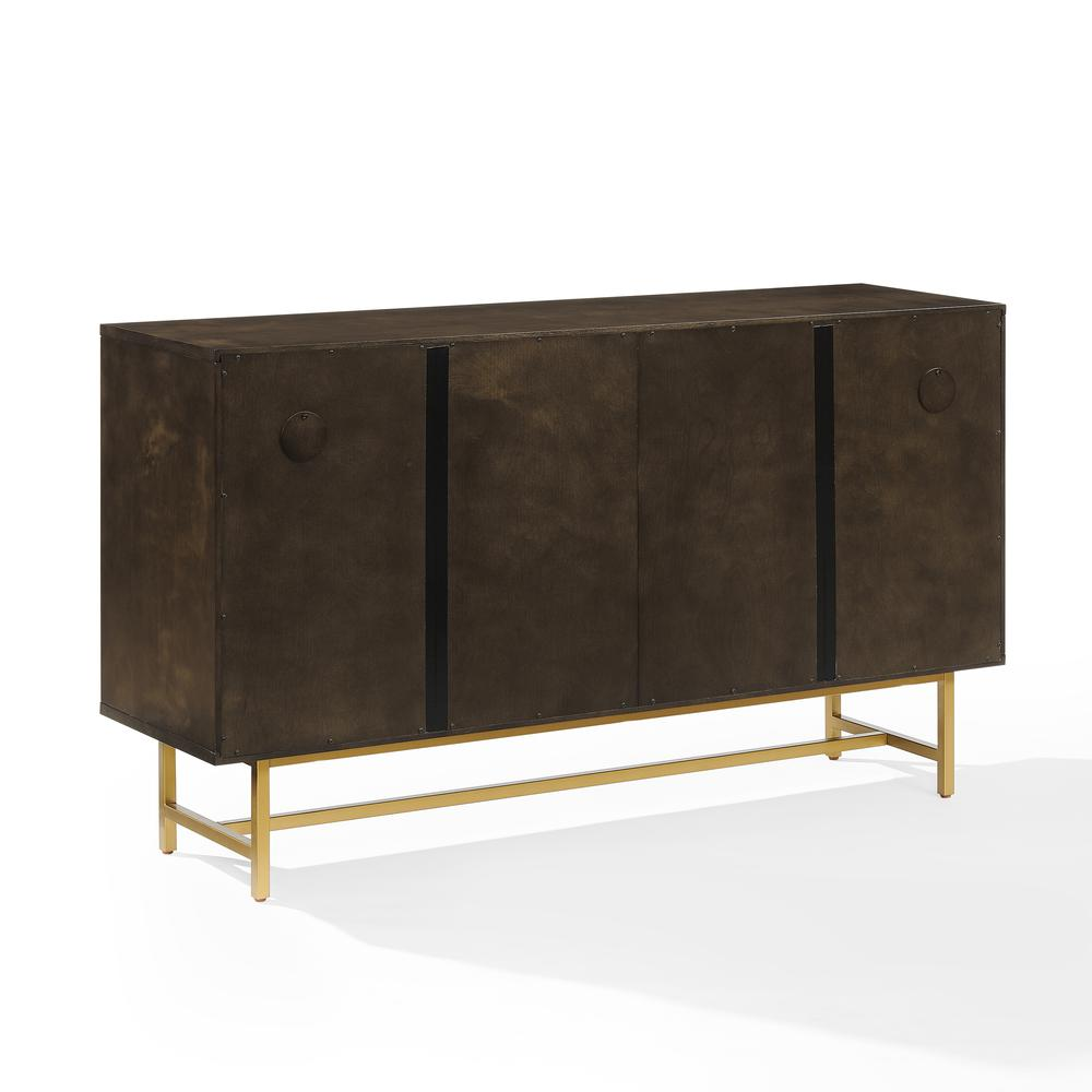 Blair Sideboard Dark Brown/Gold