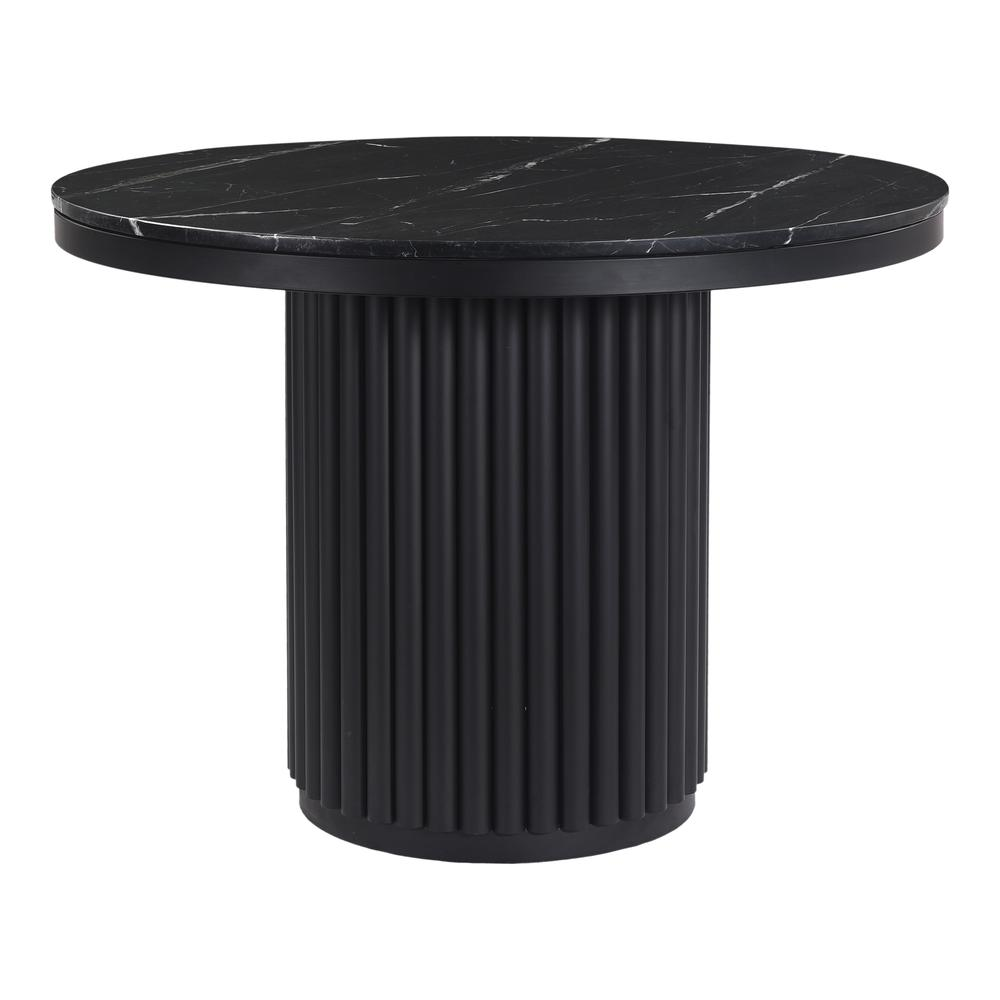 Tower Dining Table Black Marble