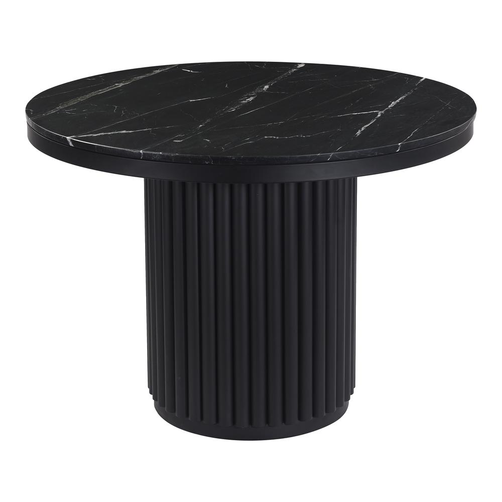 Tower Dining Table Black Marble