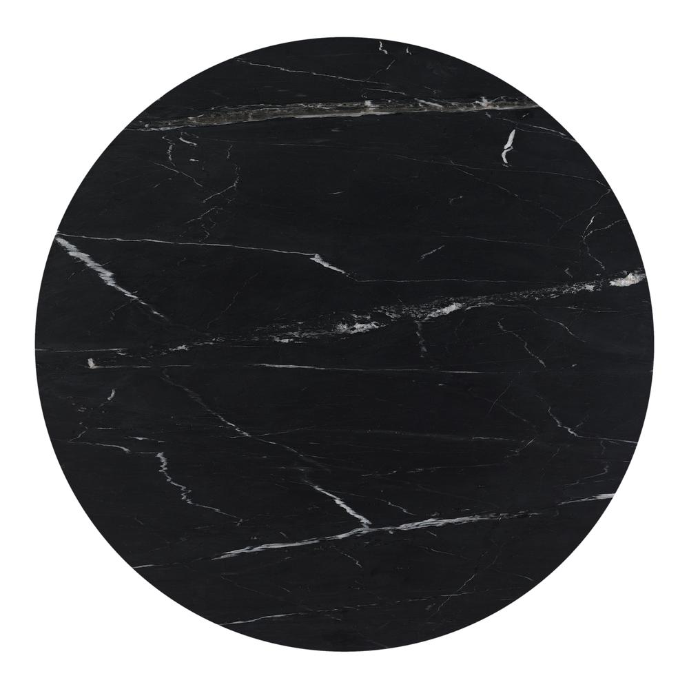 Tower Dining Table Black Marble