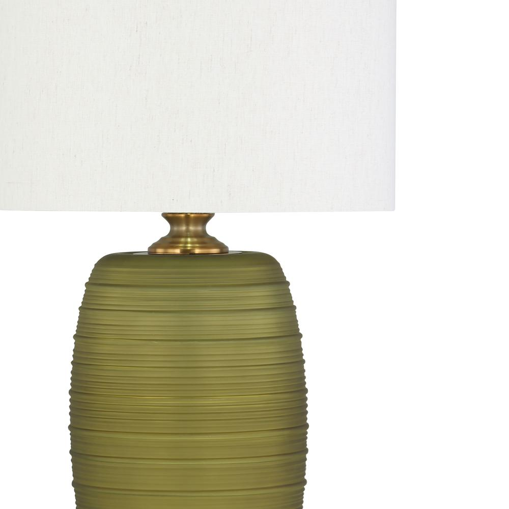 Fiona 24" Green Glass Table Lamp