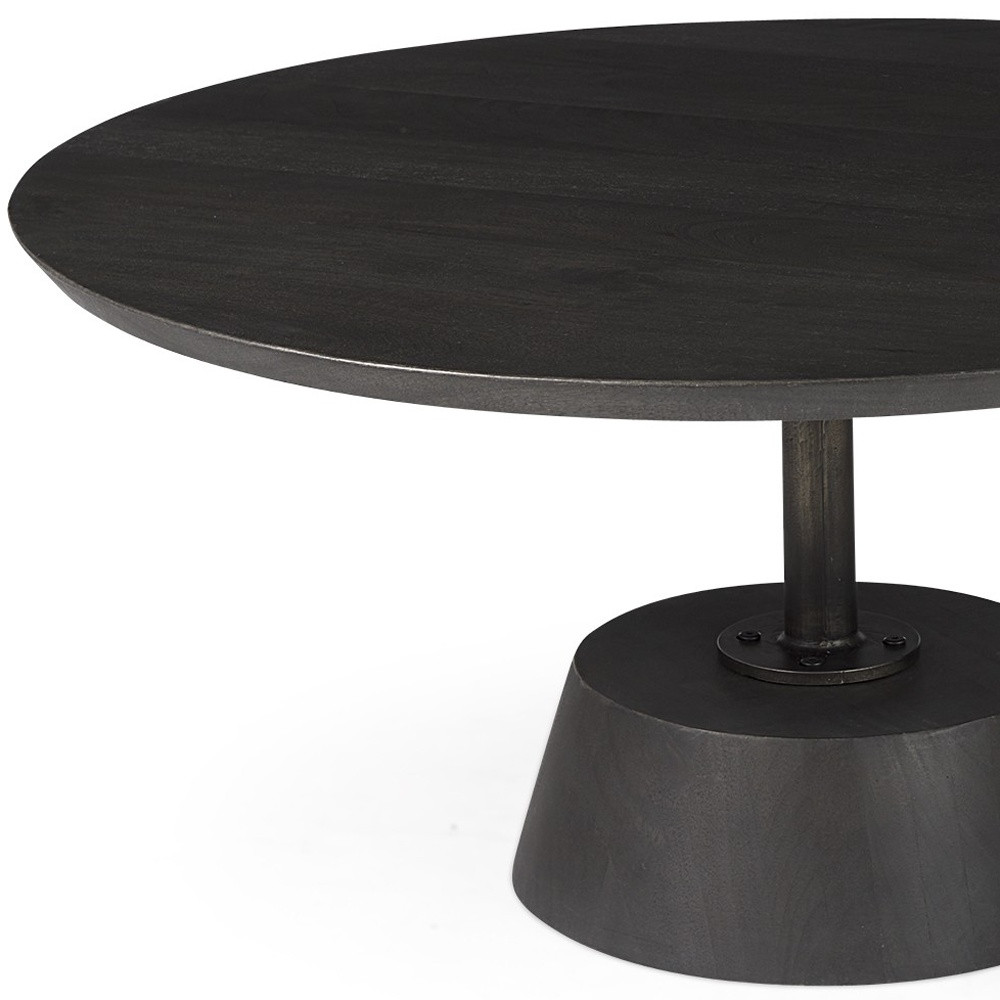 Woody Pedestal Table