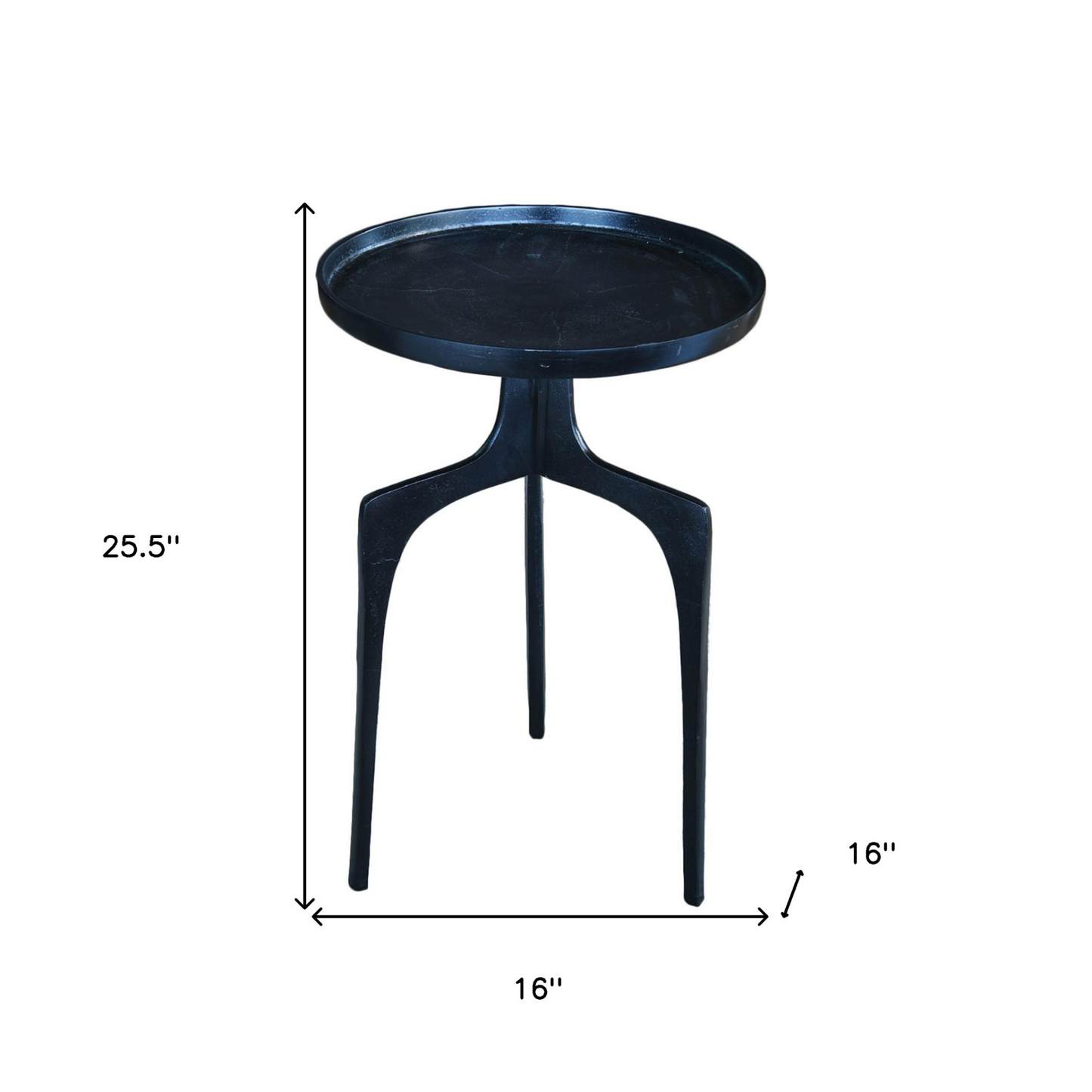 "Contemporary Blue Side Table"