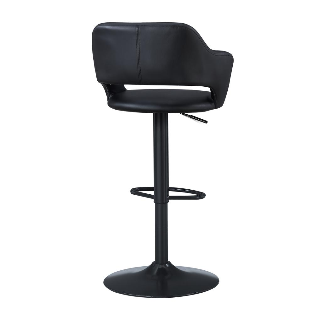 Bar Stool, Swivel, Bar Height, Adjustable, Black