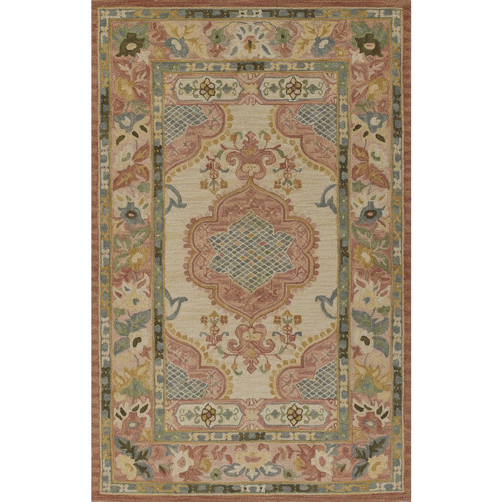 Traditional Runner Area Rug, Rose, 2'3" X 8' Runner