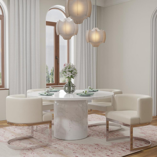 60'' Marble Dining Table