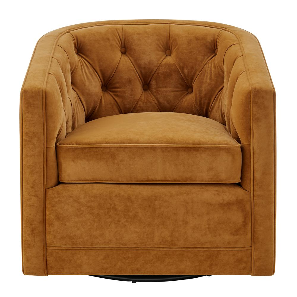 Walsh Velvet Swivel Accent Arm Chair