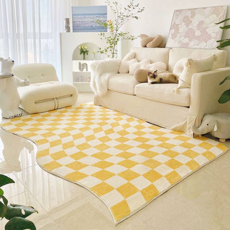 Modern Checkerboard Rug