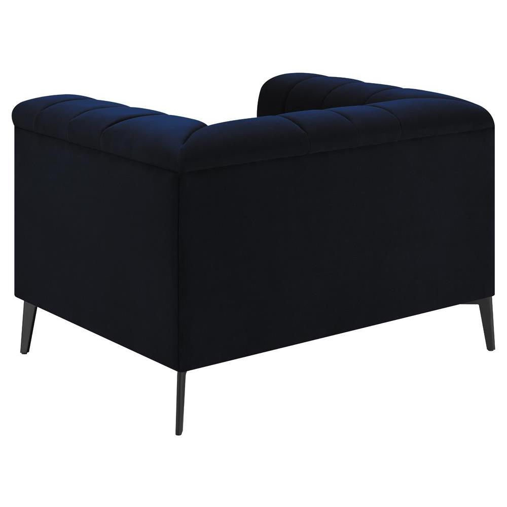 Chalet Tuxedo Arm Chair Blue