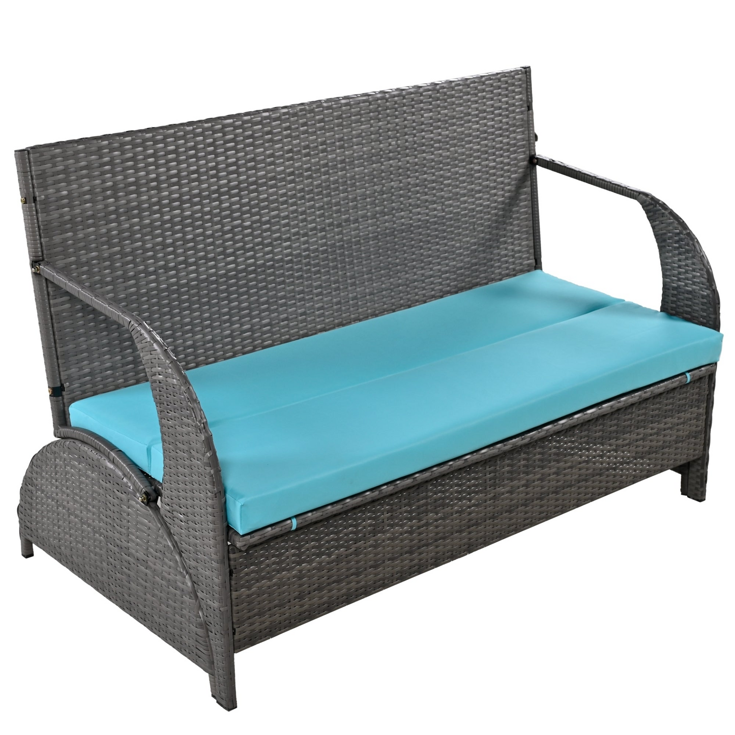 Outdoor Loveseat and Convertible to four seats and a table