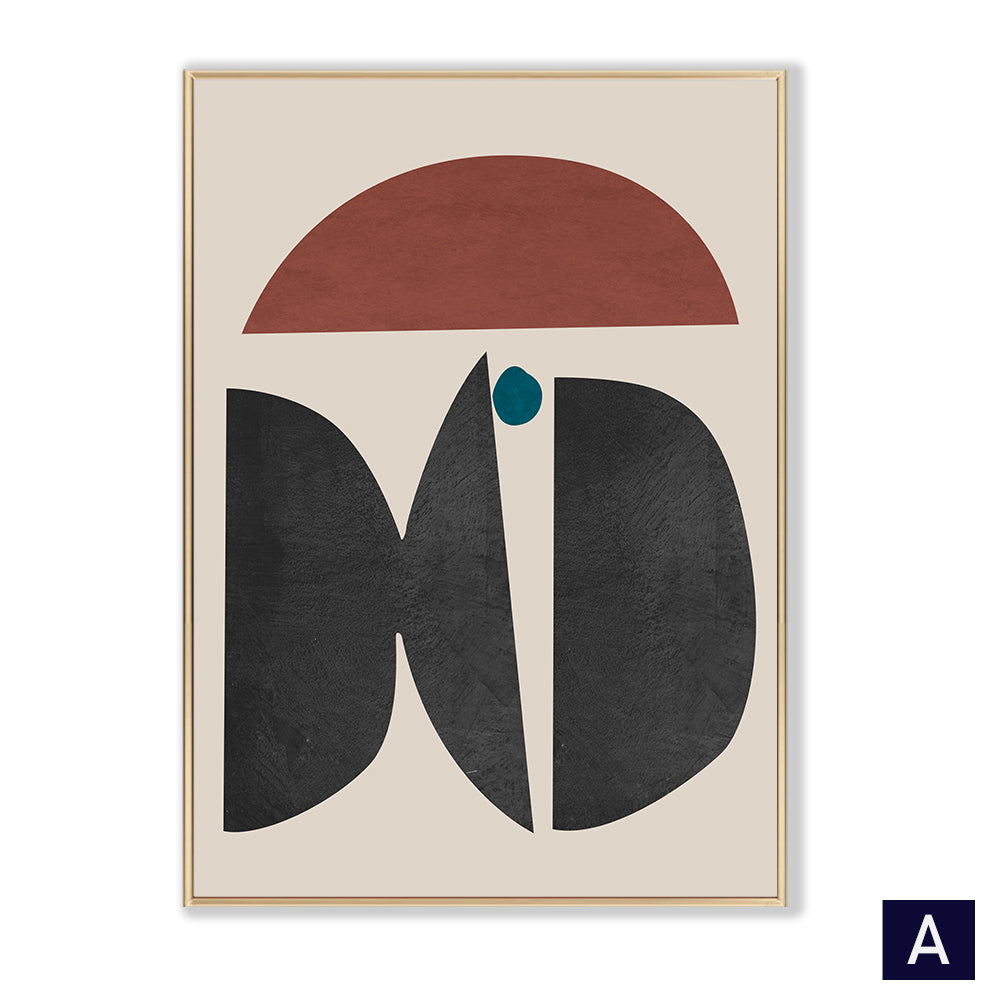 Art Print Modern Abstract Geometric Shapes