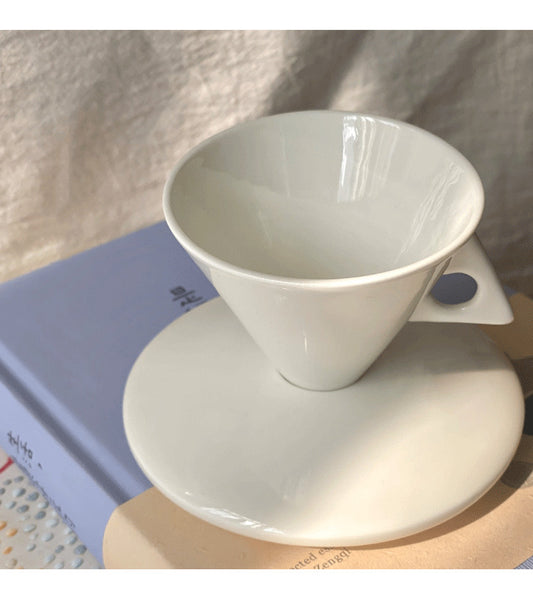 Geometric Ceramic Coffee and Tea Cup