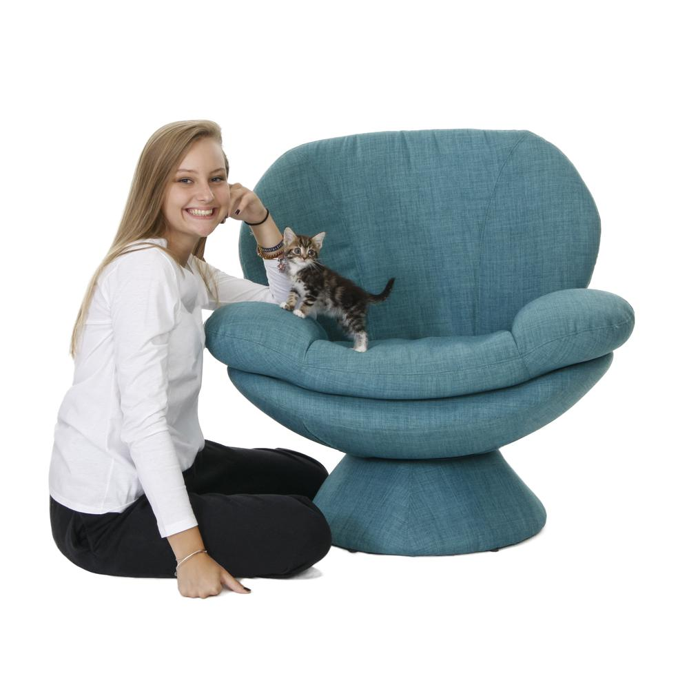 Relax-R™ Port Leisure Accent Chair in Turquoise Fabric