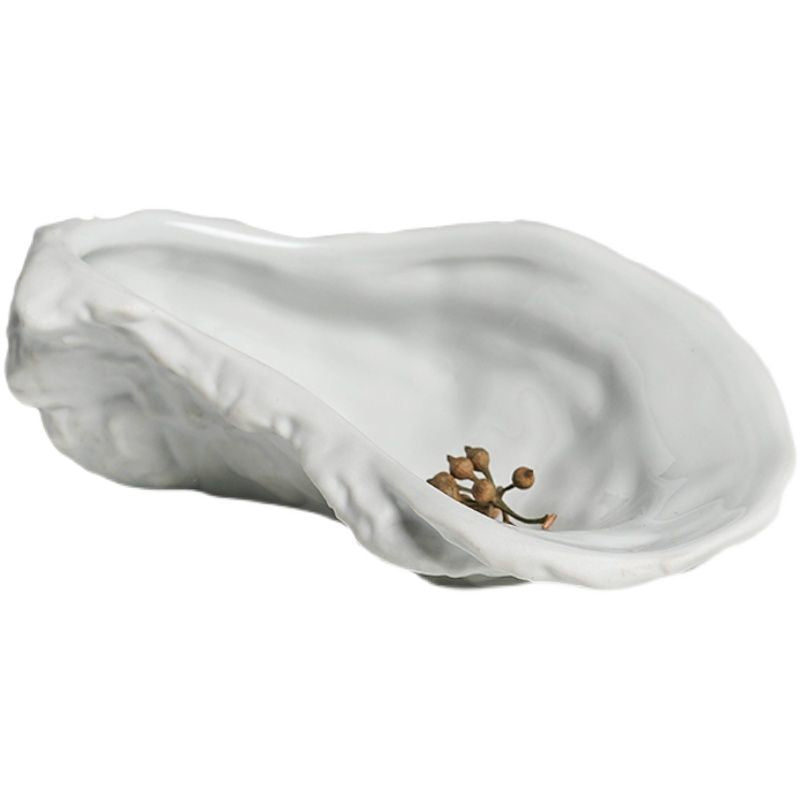 Creative Ceramic Oyster Shell Plate