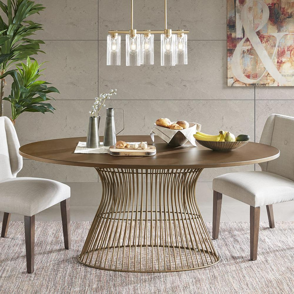 Oval Dining Table Bronze 415