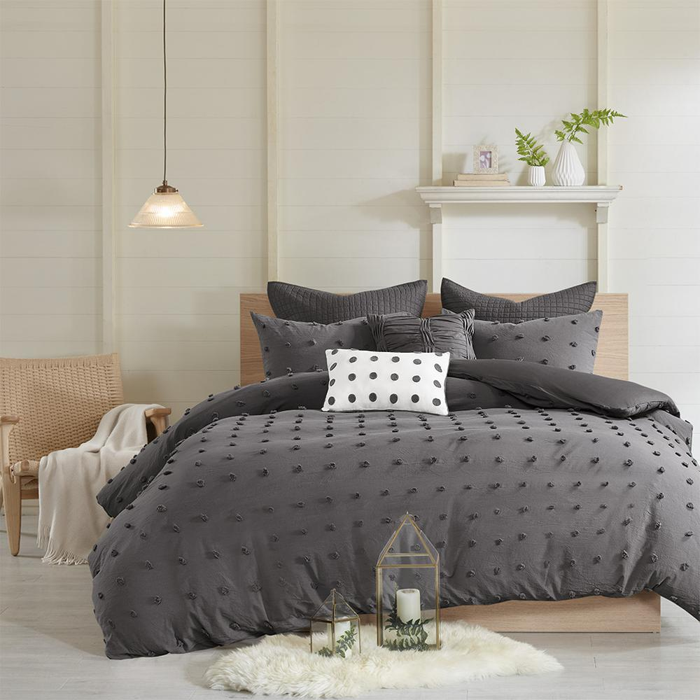 100% Cotton 5pcs Jaquard Duvet Cover Set