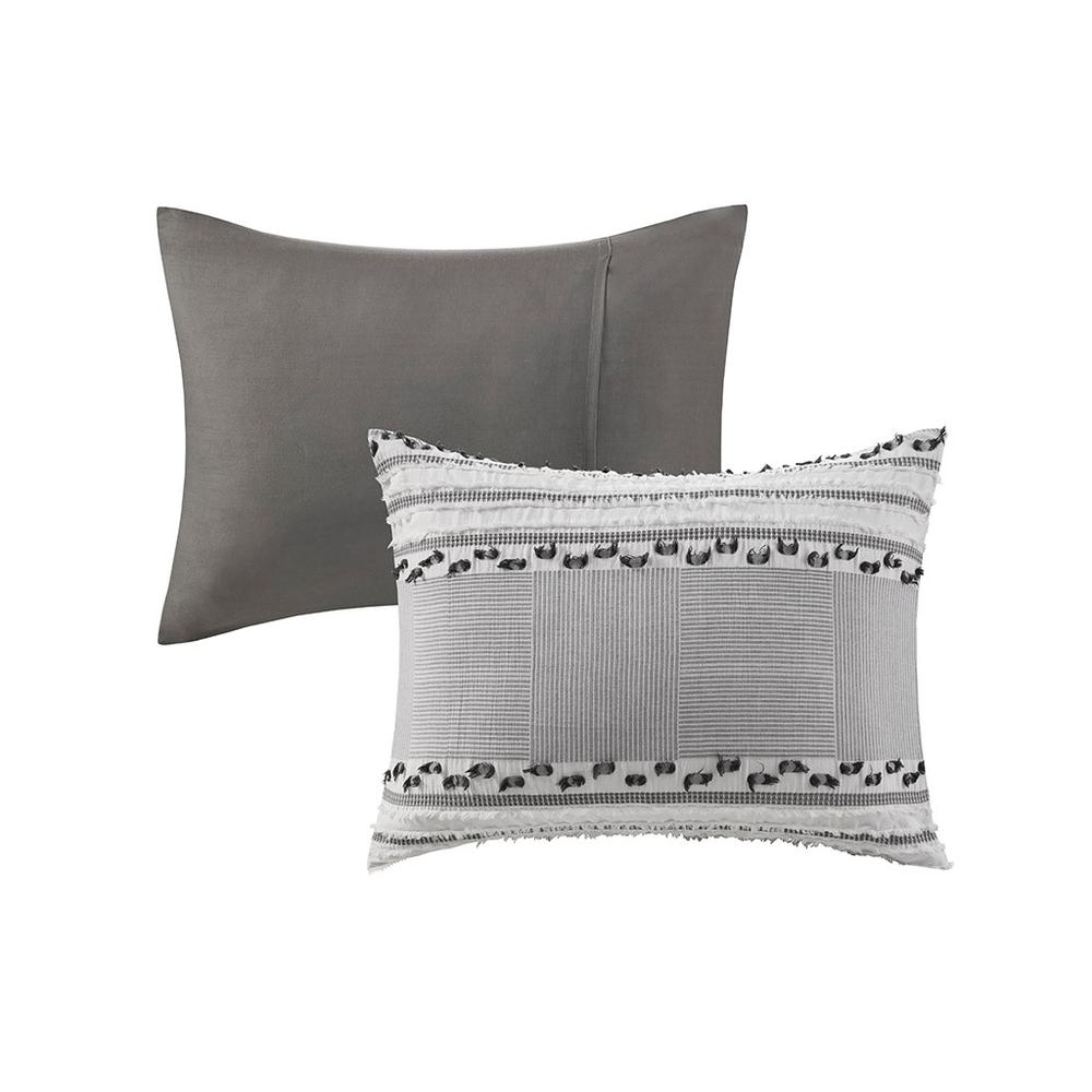 100% Organic Cotton Jacquard Duvet Cover Set, II12-1171