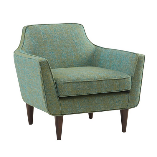 Sea Green Mid Century Accent Chair