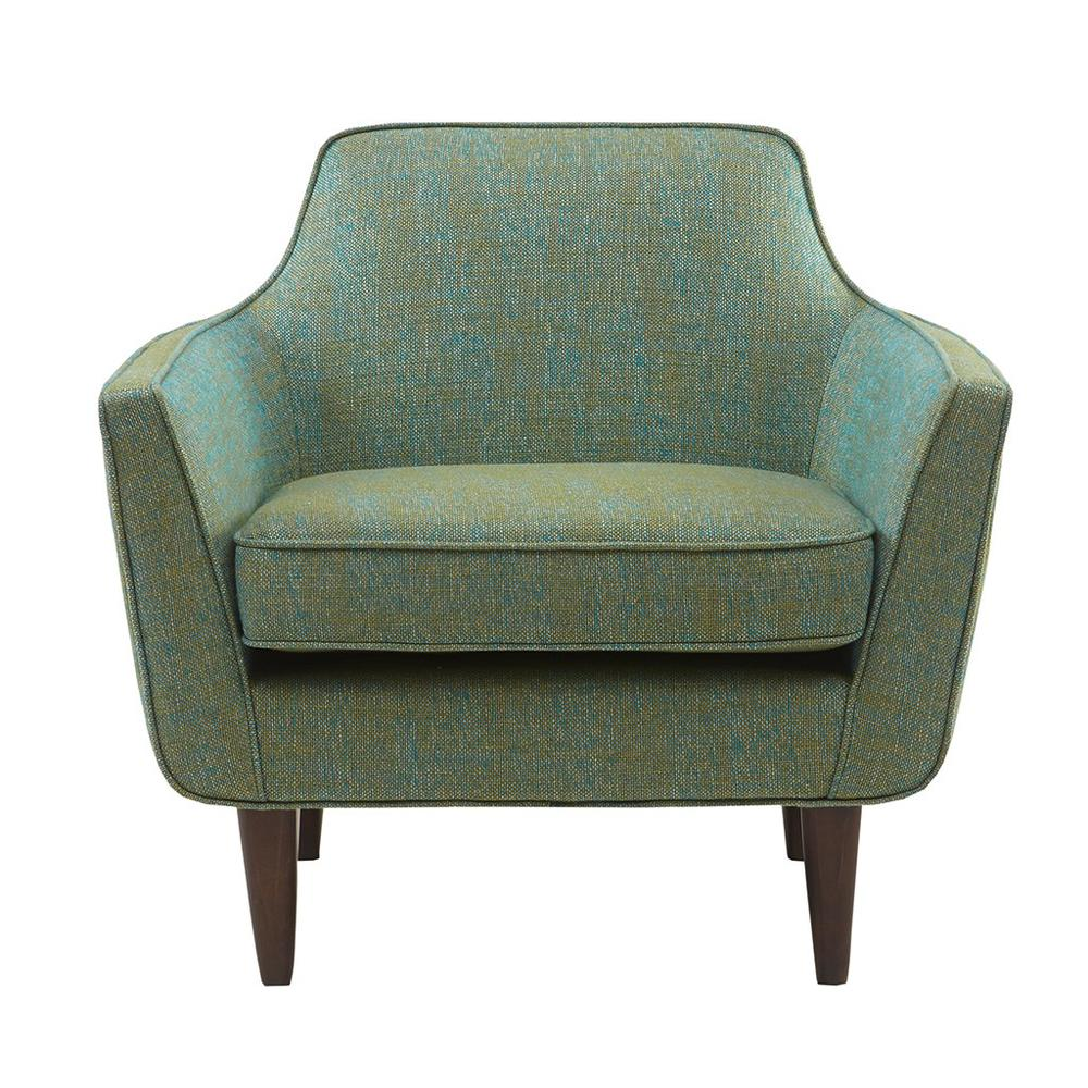 Sea Green Mid Century Accent Chair