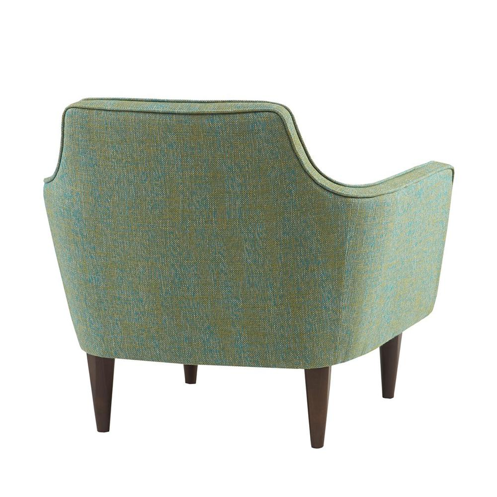 Sea Green Mid Century Accent Chair