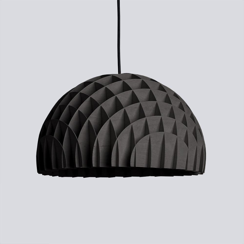 Arc Pendant Black Plywood