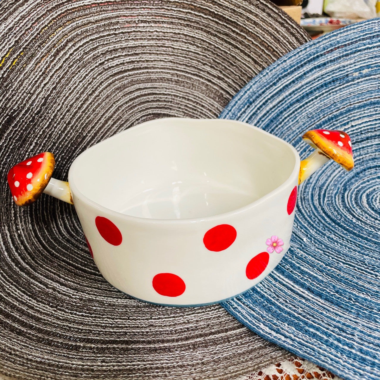 Hand Painted Ceramic Plate Soup Bowl Hand Painted Ceramic Black Forest