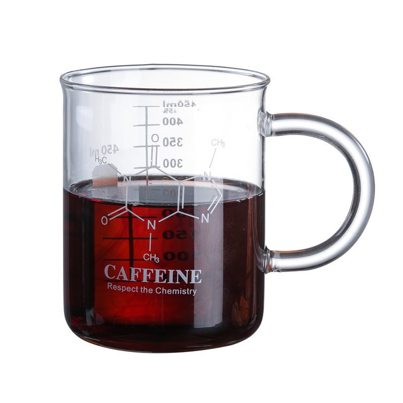 High temperature glass coffee cup