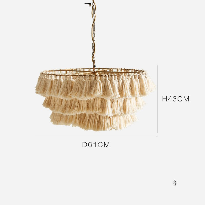 Designer's Creative And Personalized Woven Chandelier