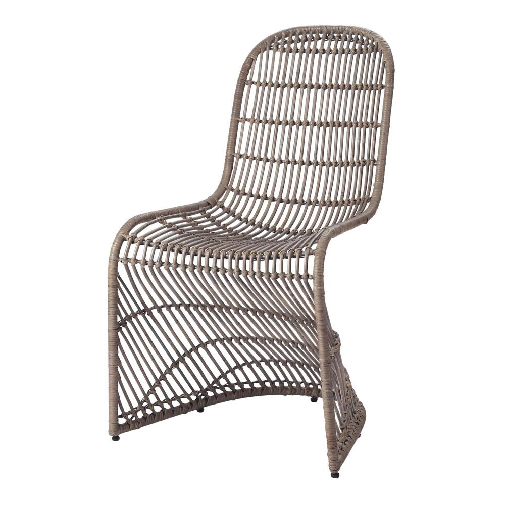 Groovy Rattan Chair, (Set of 2)