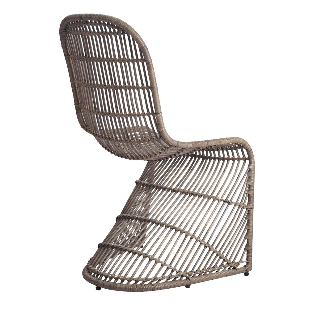 Groovy Rattan Chair, (Set of 2)