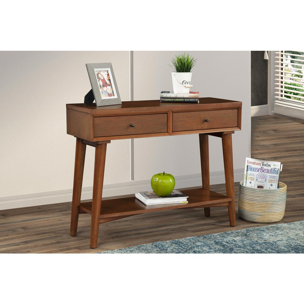 Flynn Console Table, Acorn