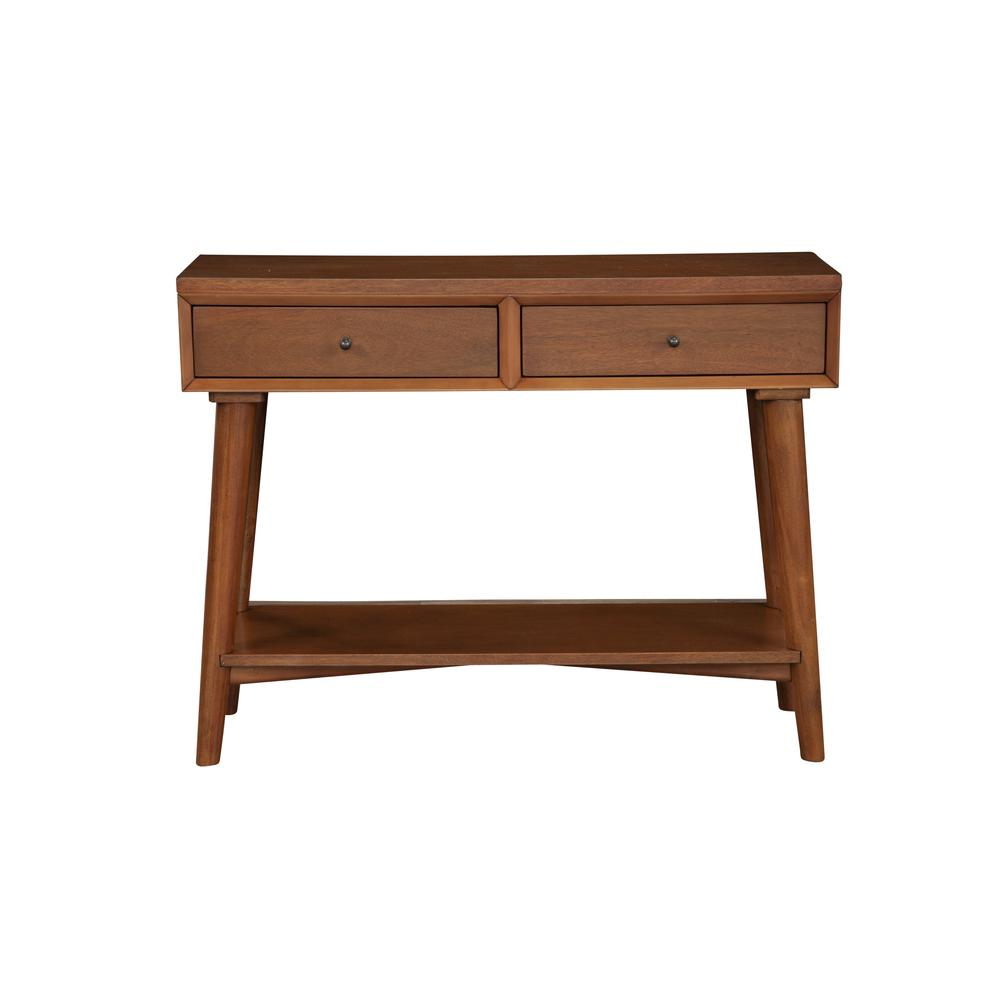 Flynn Console Table, Acorn