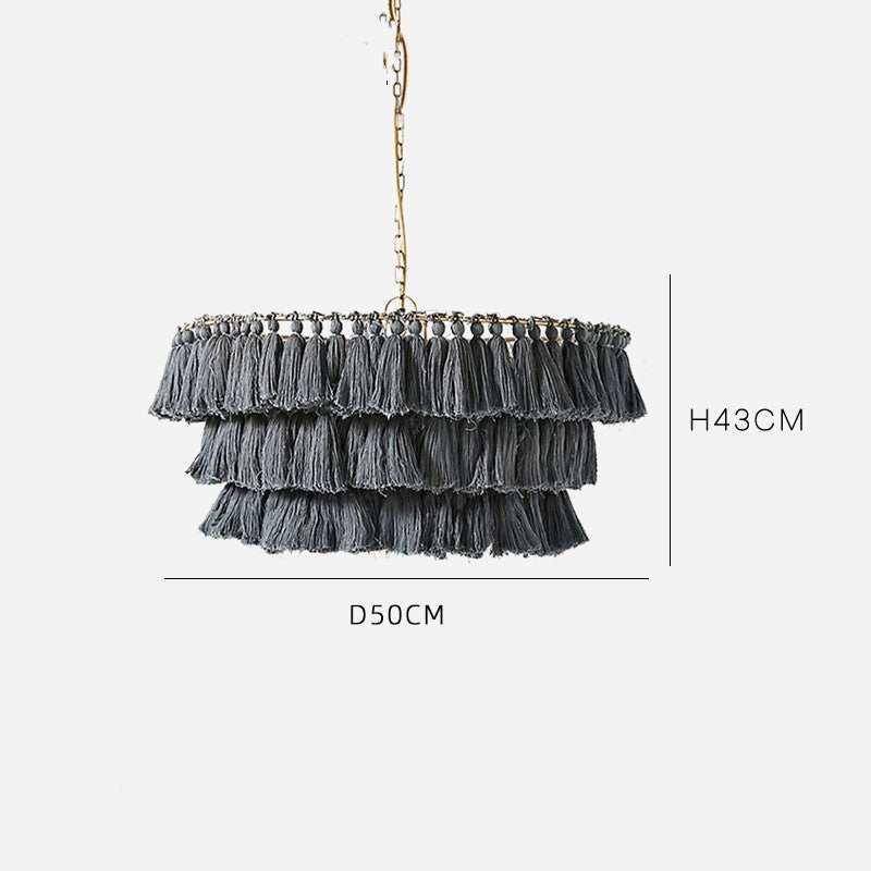 Designer's Creative And Personalized Woven Chandelier